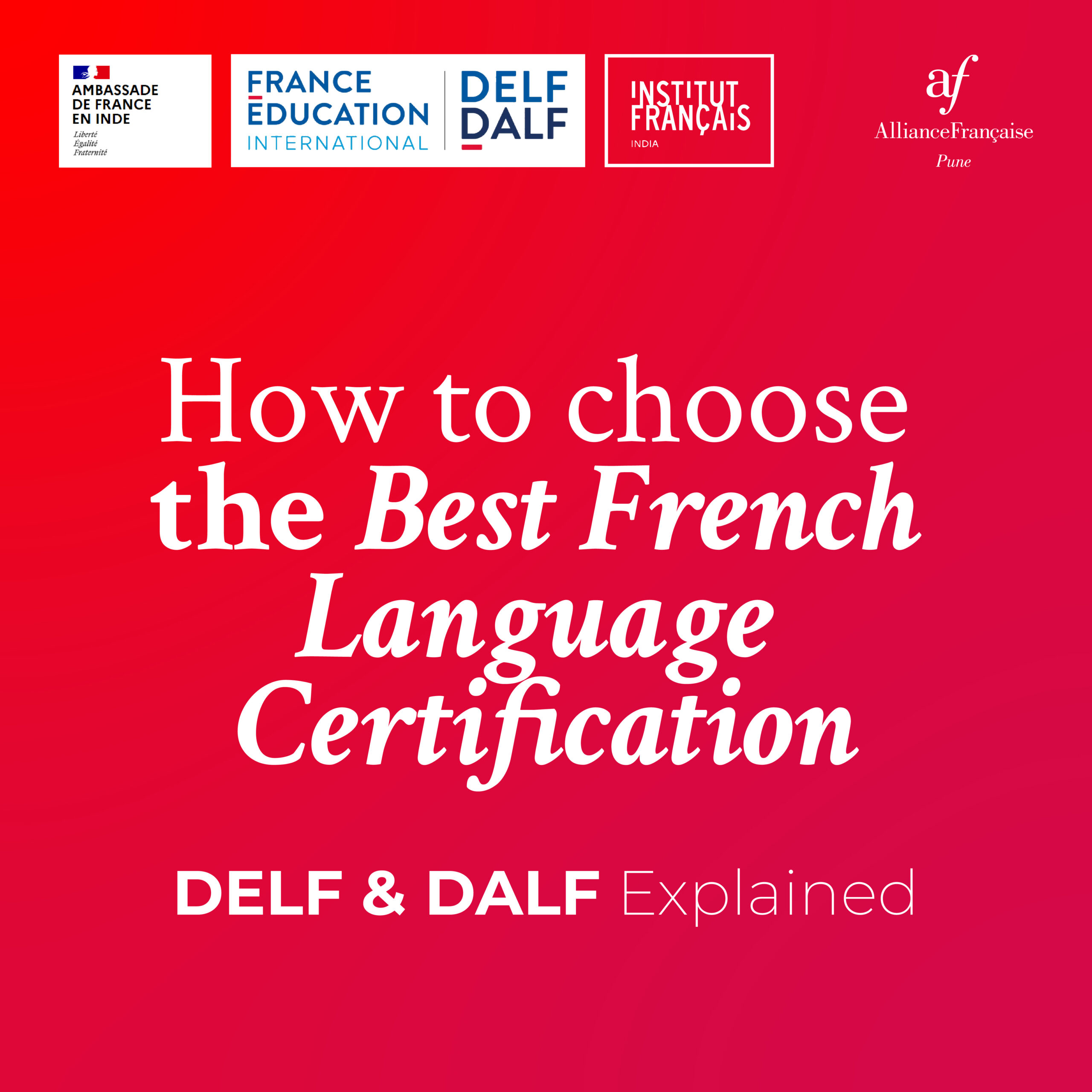 DELF DALF Frecnh Certification